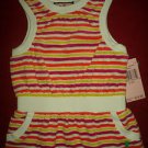 NWT $78 Juicy Couture Baby Girl Multi-Stripe Dress (3-6 Months)