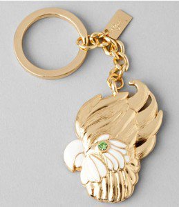 New Authentic LILLY PULITZER Parrot Keychain ($28 retail) Gift Bag Accessory