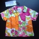 NWT Dolce & Gabbana Junior Infant Girl Hawaiian Button Down Shirt (12-18 Months)