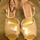 Philosophy Di Alberta Ferretti White Leather Shoes Heels (size 37)