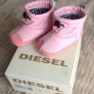 NIB Diesel Infant Baby Girl Pink Booties