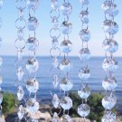 Lot of 50 Feet Hanging Crystal Strands Glass Crystal Garlands Bulk Hanging Crystals