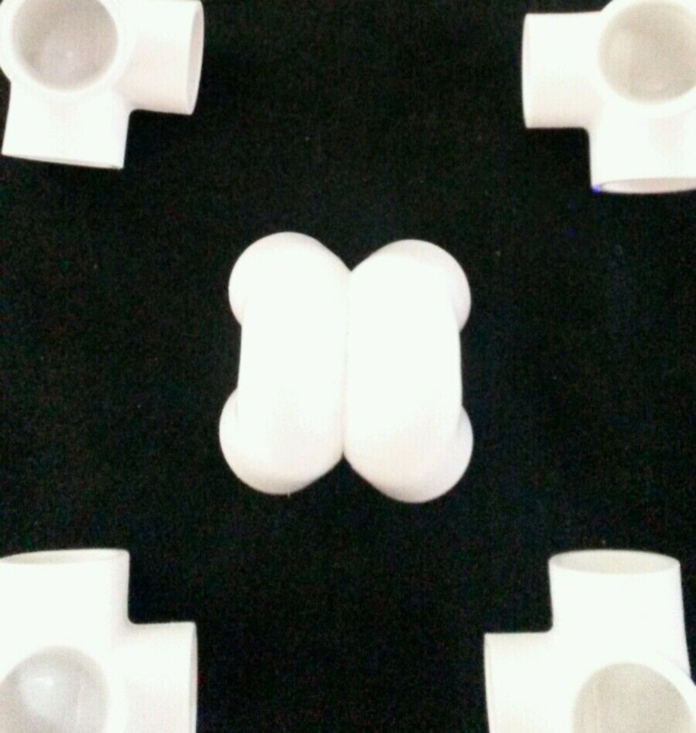 Russian Style Meditation Pyramid PVC Plastic Connector Kit For 3/4" USA