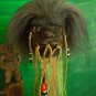 REAL LEATHER SHRUNKEN HEAD " TSANTSA object d·art