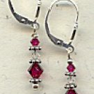 Ruby Victorian Earrings