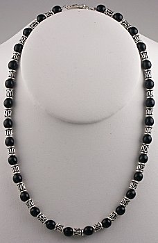 Silvery Night Necklace