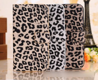 HOT Fashion Leopard Skin Luxury Wallet Case for Samsung Galaxy S4 S IV GT- I9500