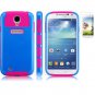 Hybrid Impact Rubber Hard Case Cover for Samsung Galaxy S IV S4 i9500 + SCP