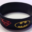 Justice League Black Hero Logo Wristband Bracelet Silicone