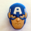 Captain America Comic Book Hero Shoe Charm Party Favors