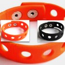 Halloween 10 Pack Orange & Black Bracelets Holds Charms 7" or 8"