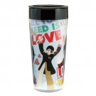 The Beatles "All We Need is Love" 16 oz. Plastic Retro Groovy Travel Mug