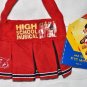 Build a Bear Disney High School Musican Red Cheerleader Skirt Purse for Bears