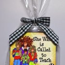 She Who is Called to Teach Coaster by Suzy Toronto