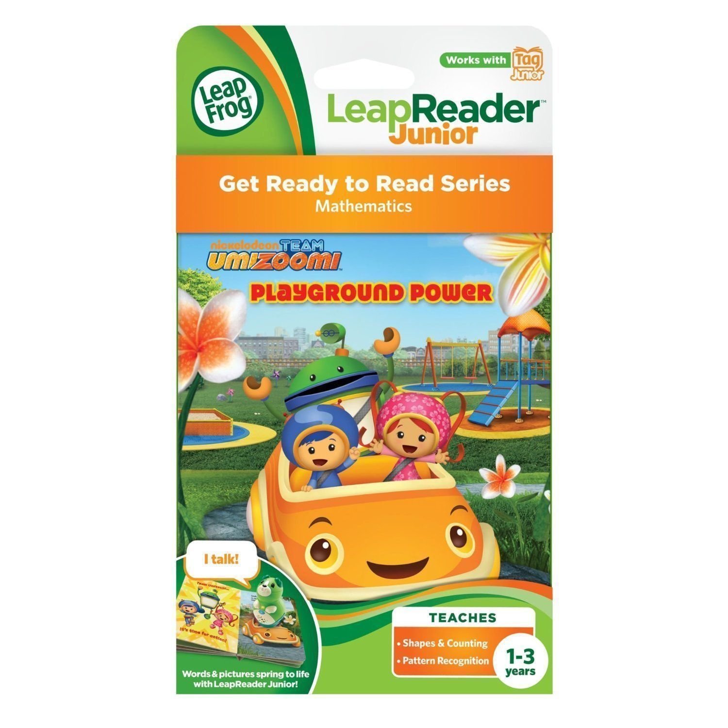 Leap Frog- Tag Junior  Leap Reader Junior - Nickelodeon Team Umi Zoomi Age 1-3