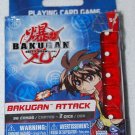 Bakugan 2008 Battle Brawlers Attack Playing Card & Dice Game