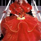 Barbie Hallmark Special Edition 1993 Happy Holiday Doll Red Dress Poinsetta
