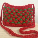 Strawberry  Crochet   Bag