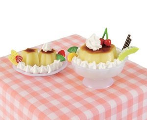 KONAPUN Le Pudding A La Mode Japanese Sample/Replica Food Making Kits F ...