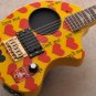 FERNANDES hide/X JAPAN Model YELLOW HEART-ZO Mini Electric Guitar w/built-in amp