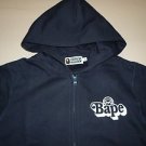 bape milo logo navy hoody sale!! L