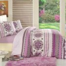 High Quality Twin Single Duvet Cover Set  DANTE PEMBE (Worlwide Shipping)