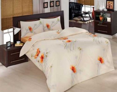 High Quality Twin Single Duvet Cover Set NAZEN&Auml;&deg;N KREM (Worldwide Shipping)