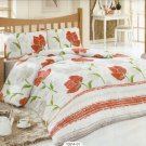 High Quality Twin Single Duvet Cover Set NAZLI KIRMIZI(Worldwide Shipping)