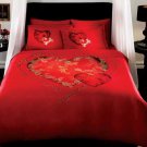 High Quality Twin Single Duvet Cover Set Beloved Kırmızı(Worldwide Shipping)