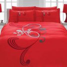 High Quality Twin Single Duvet Cover Set Enigma Kırmızı(Worldwide Shipping)
