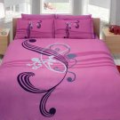 High Quality Twin Single Duvet Cover Set Enigma Lila(Worldwide Shipping)