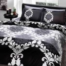 High Quality Twin Single Duvet Cover Set Vianca Siyah(Worldwide Shipping)