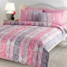 High Quality Twin Single Duvet Cover Set  Dorine Pembe(Worldwide Shipping)