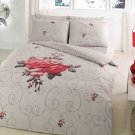 High Quality Twin Single Duvet Cover Set Hera Kırmızı(Worldwide Shipping)