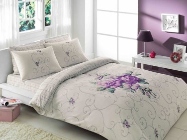 High Quality Twin Single Duvet Cover Set Hera Lila(Worldwide Shipping)