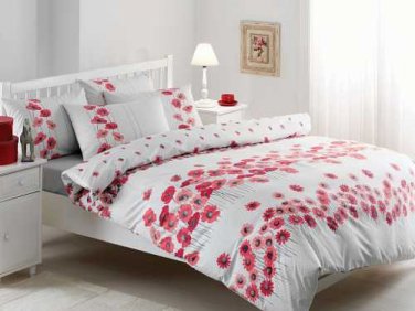 High Quality Twin Single Duvet Cover Set Jardin K&Auml;&plusmn;rm&Auml;&plusmn;z&Auml;&plusmn;(Worldwide Shipping)