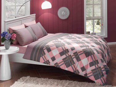 High Quality Twin Single Duvet Cover Set Vegas Pembe(Worldwide Shipping)