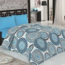 High Quality Double Queen / Full Duvet Cover Set MONTANA TURKUAZ (Worldwide Shipping)