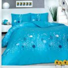 High Quality Double Queen / Full Duvet Cover Set ADORA MAVİ (Worldwide Shipping)