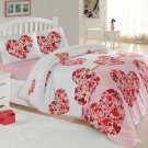 High Quality Double Queen / Full Duvet Cover Set CANDY KIRMIZI(Worldwide Shipping)