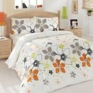High Quality Double Queen / Full Duvet Cover Set EBRU KAHVE(Worldwide Shipping)