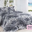 High Quality Double Queen / Full Duvet Cover Set LEOPAR SİYAH(Worldwide Shipping)