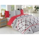 High Quality Double Queen / Full Duvet Cover Set MARBELLA GRİ(Worldwide Shipping)