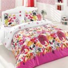 High Quality Double Queen / Full Duvet Cover Set RENGARENK FUŞYA(Worldwide Shipping)