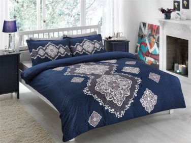 High Quality Double Queen / Full Duvet Cover Set Diane Mavi(Worldwide Shipping)
