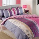 High Quality Double Queen / Full Duvet Cover Set City Pembe(Worldwide Shipping)