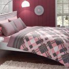 High Quality Double Queen / Full Duvet Cover Set Vegas Pembe(Worldwide Shipping)