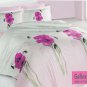 High Quality Double Queen / Full Satin Duvet Cover Set GELİNCİK MOR(Worldwide Shipping)