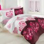High Quality Double Queen / Full Satin Duvet Cover Set JULİEN PEMBE(Worldwide Shipping)