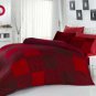 High Quality Double Queen / Full Satin Duvet Cover Set MODA BORDO(Worldwide Shipping)